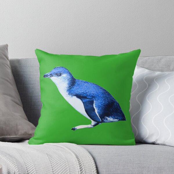 Item preview, SBP Little Blue Penguin (Bright Green #35B02C background) designed and sold by SBPenguins.