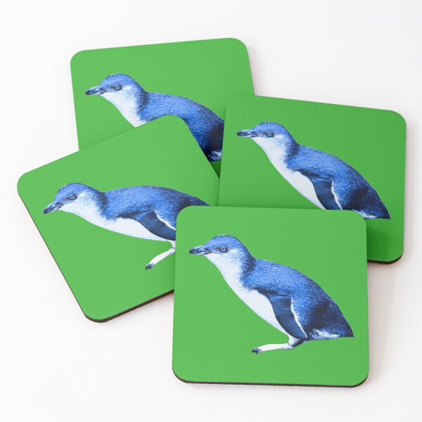 Item preview, SBP Little Blue Penguin (Bright Green #35B02C background) designed and sold by SBPenguins.