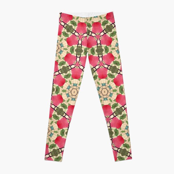 Pink And Green Leggings for Sale