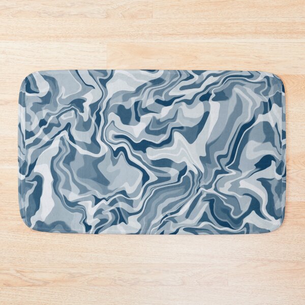 Item preview, Abstract pattern in waves navy blue tone. designed and sold by MirBer.