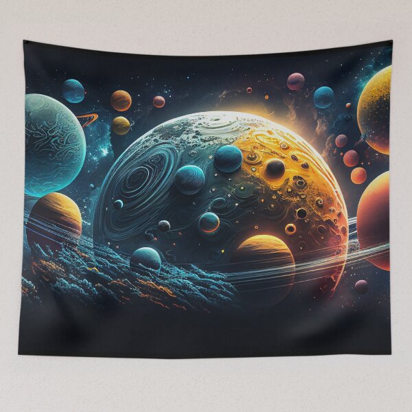 Item preview, Planets In Outer Space designed and sold by DeltaV-Art.