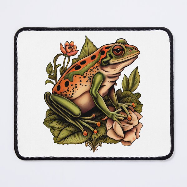 Item preview, tattoo frog designed and sold by TourDePassion.