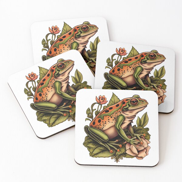 Item preview, tattoo frog designed and sold by TourDePassion.