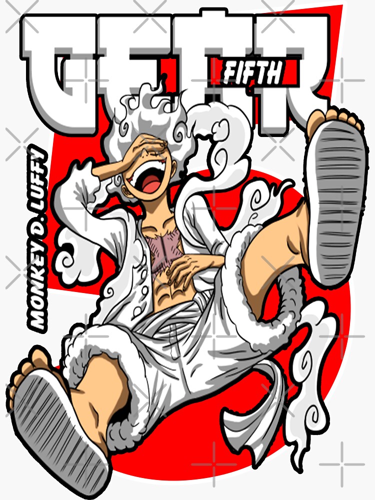 monkey D luffy gear 5 one piece | Sticker