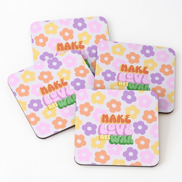Item preview, Make love not war slogan designed and sold by SaffieMeow.
