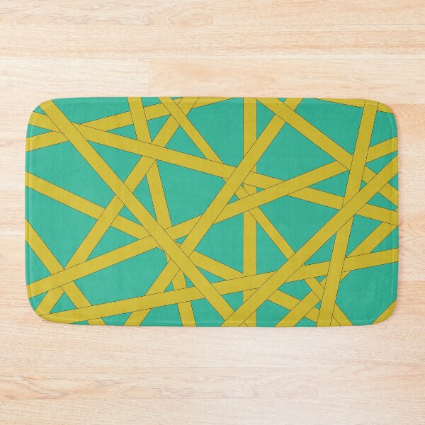 Item preview, Teal Blue with Gold Lines designed and sold by zibziby.