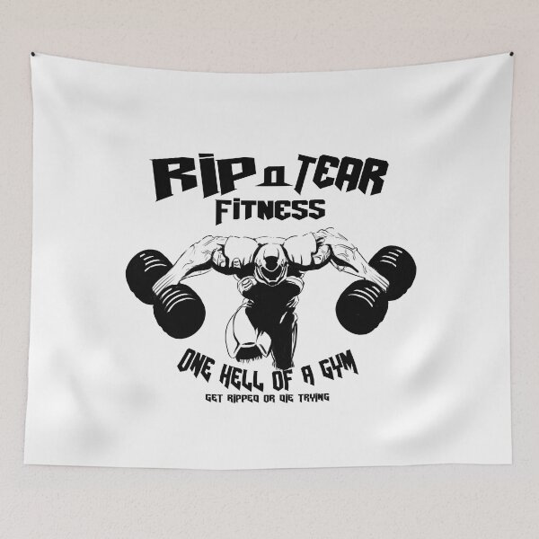 Item preview, RIP & TEAR FITNESS designed and sold by KhoralDraws.