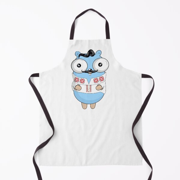 Item preview, The Go Gopher in Traditional Ukrainian Clothing (White) designed and sold by hellkni9ht.