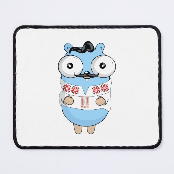 Item preview, The Go Gopher in Traditional Ukrainian Clothing (White) designed and sold by hellkni9ht.