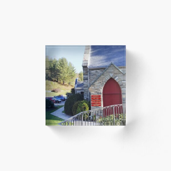 Holy Cross Valle Crucis Acrylic Block