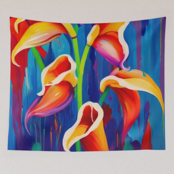 Artikelvorschau, Calla-Lilien-Blumen entworfen und verkauft von HOMEDESIGNPRINT.