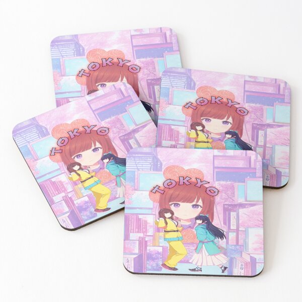 Item preview, Three Anime & Manga Girls That Walking In Tokyo! designed and sold by Giulivo Store Graphic.