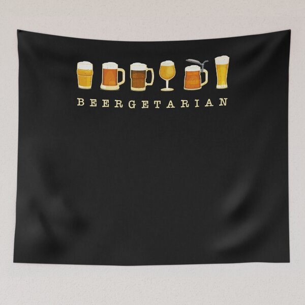 Item preview, Beergetarian - Vegetarian Diet Fun designed and sold by ChrisFeil.
