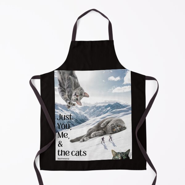 Item preview, Cat Snow Scene-Just Me You and The cats designed and sold by SlayItHonestly.