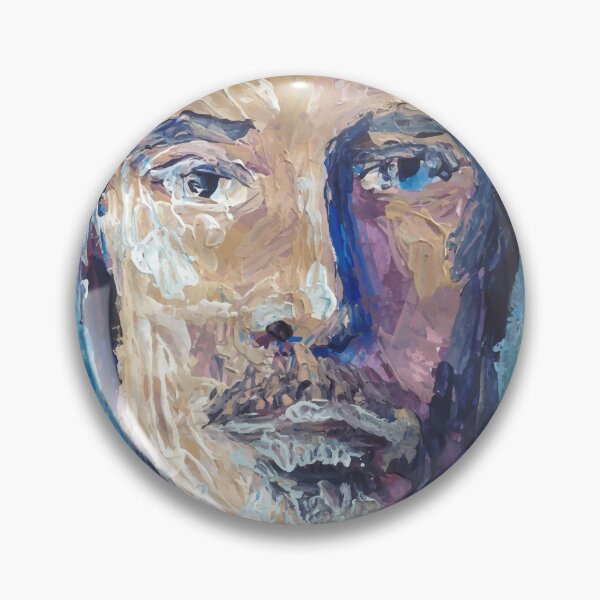 Item preview, Young man portrait in blue designed and sold by Noemi Hernandez.