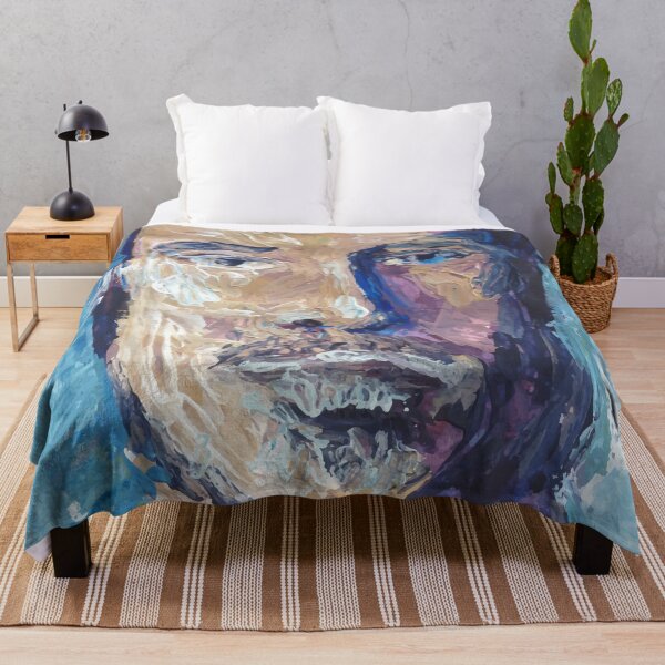 Item preview, Young man portrait in blue designed and sold by Noemi Hernandez.