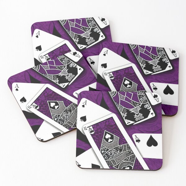 Item preview, Purple Aces designed and sold by ~.