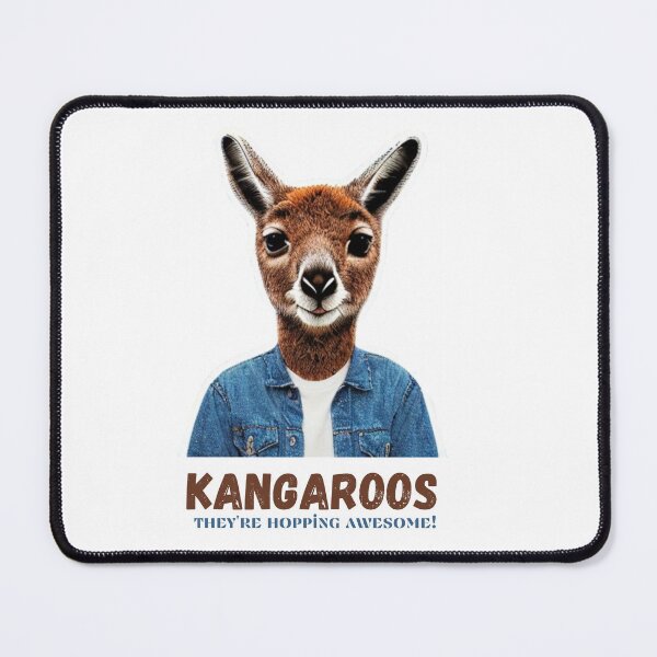 Item preview, Kangaroos - they're hopping awesome! - Kangaroo lover designed and sold by WBP Mart.