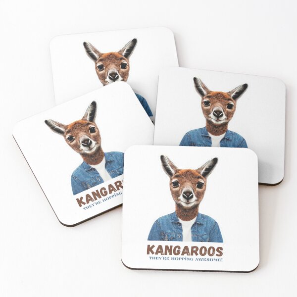 Item preview, Kangaroos - they're hopping awesome! - Kangaroo lover designed and sold by WBP Mart.