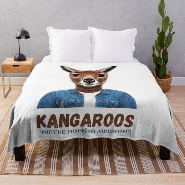 Item preview, Kangaroos - they're hopping awesome! - Kangaroo lover designed and sold by WBP Mart.