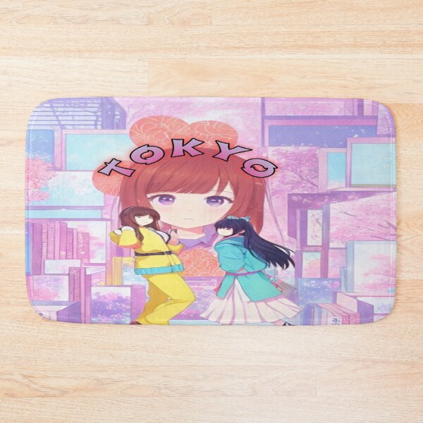 Item preview, Three Anime & Manga Girls That Walking In Tokyo! designed and sold by Giulivo Store Graphic.