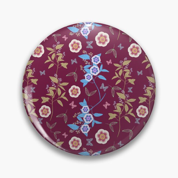 Artikelvorschau, Auricula Flower Pattern - Red entworfen und verkauft von JaselviiStudio.