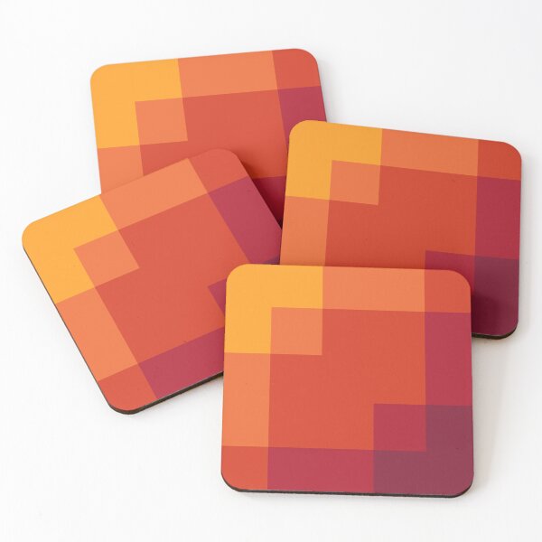 Item preview, Orange geometric pattern designed and sold by BelaMuca.