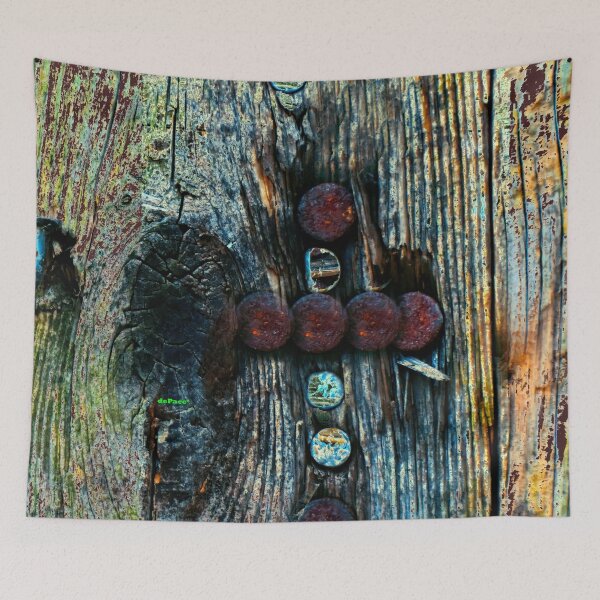 Item preview, Old Nail Cross on Barnwood - dePace' designed and sold by mrpropcake.