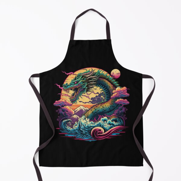 Item preview, Chinese Dragon Synthwave designed and sold by pedrogag.