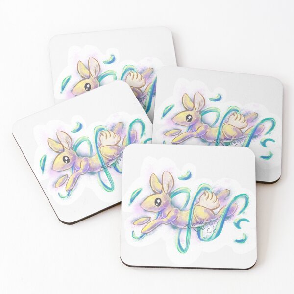 Item preview, Pastel Springtime Running Rabbit | Watership Down | Year of the Rabbit designed and sold by TurmericDesignC.