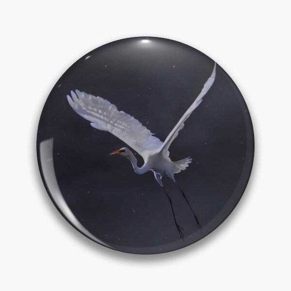 Item preview, Egret at Night 1 designed and sold by KRFNatureGifts.