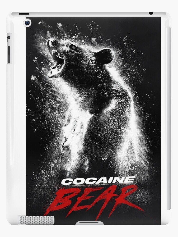 Coque et skin adhésive iPad for Sale avec l'œuvre « aimant ours cocaïne »  de l'artiste creativearzoo