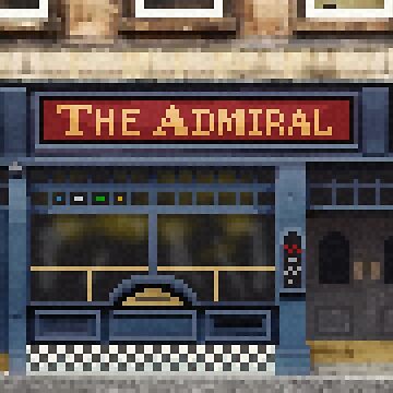 Artwork thumbnail, The Admiral Bar, Glasgow. Pixelart. by TheRandomFactor