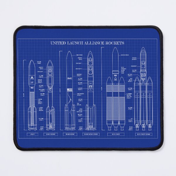 Item preview, United Launch Alliance rockets (Blueprint) designed and sold by BGALAXY.