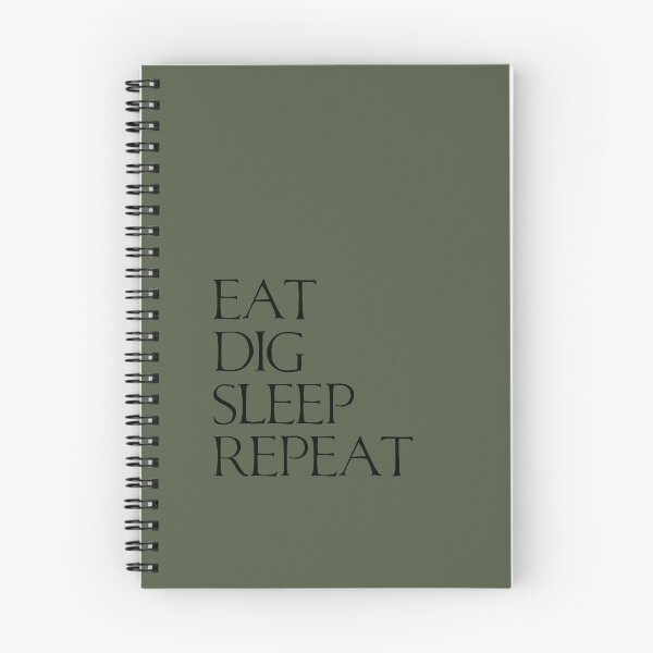 Item preview, EAT DIG SLEEP REPEAT - METAL DETECTING designed and sold by queensmoothy.