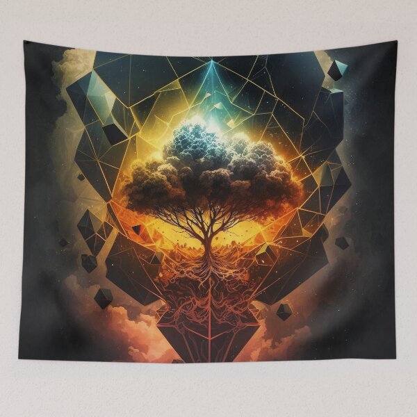 Item preview, Tree of Life through SpaceTime Fragmentation designed and sold by SymonBeen.