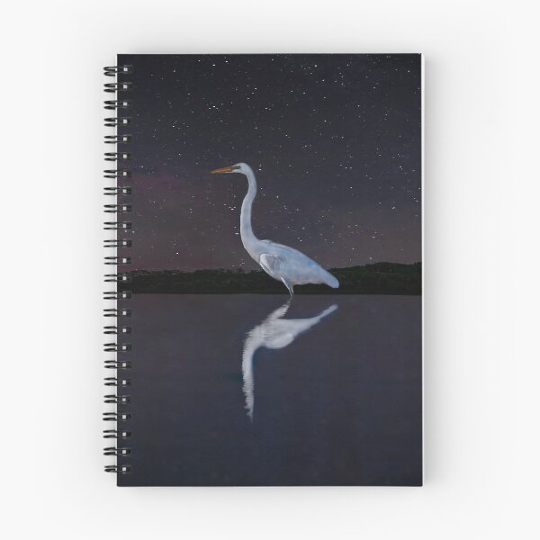 Item preview, Egret at Night 2 designed and sold by KRFNatureGifts.