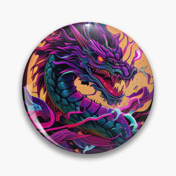Item preview, Chinese Dragon Synthwave designed and sold by pedrogag.