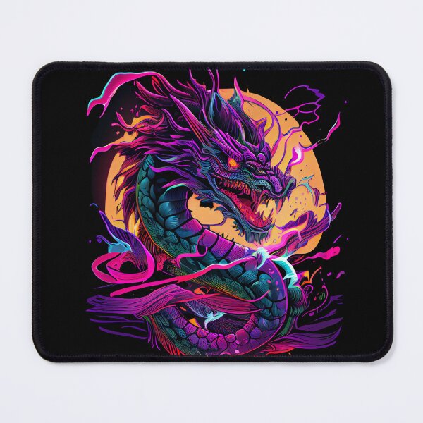 Item preview, Chinese Dragon Synthwave designed and sold by pedrogag.