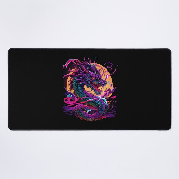 Item preview, Chinese Dragon Synthwave designed and sold by pedrogag.