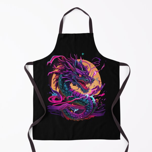 Item preview, Chinese Dragon Synthwave designed and sold by pedrogag.