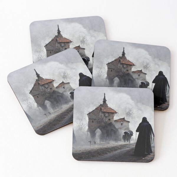 Item preview, Grim Reaper Approaching a Destroyed Village designed and sold by Dragonstrom.