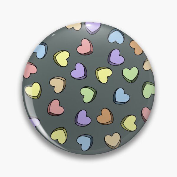 Item preview, Candy hearts all over repeating print designed and sold by spottedhound.
