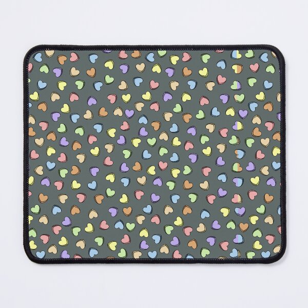 Item preview, Candy hearts all over repeating print designed and sold by spottedhound.
