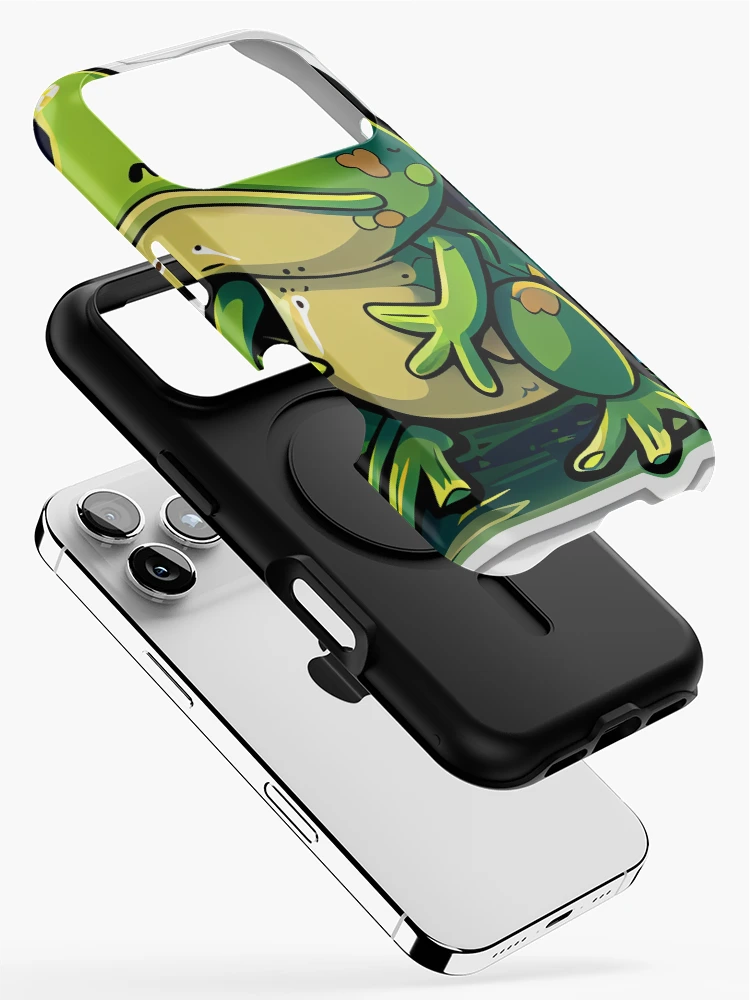 Thumbnail 2 of 4, iPhone Case, Cute Frog designed and sold by PythonBase.