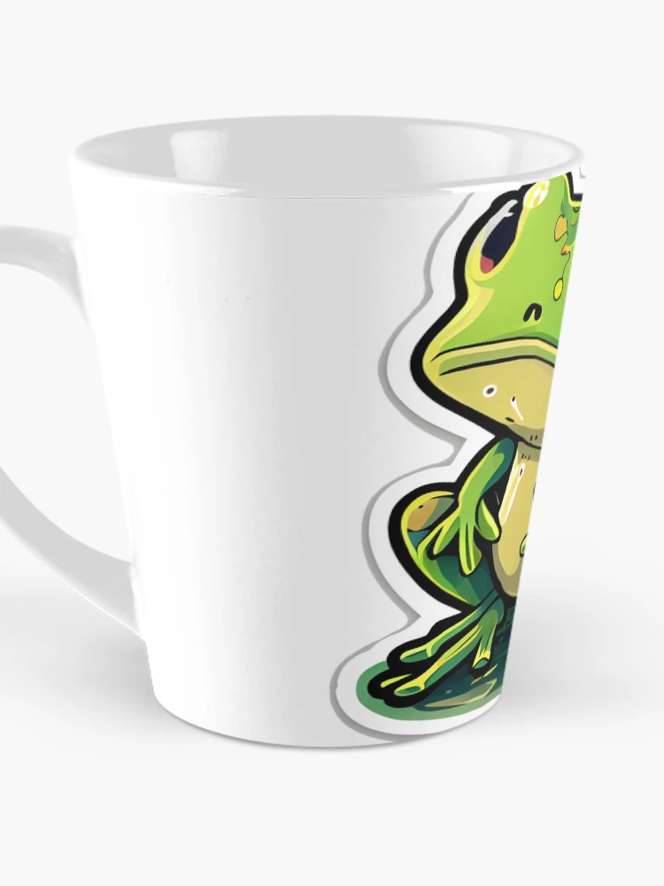 Thumbnail 3 of 4, Coffee Mug, Cute Frog designed and sold by PythonBase.