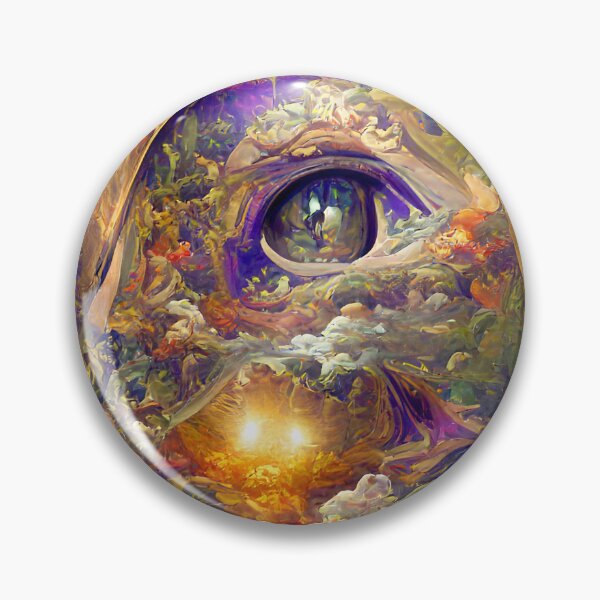Item preview, All Seeing Eye Surreal Abstract Purple designed and sold by mghtymvrk2040.