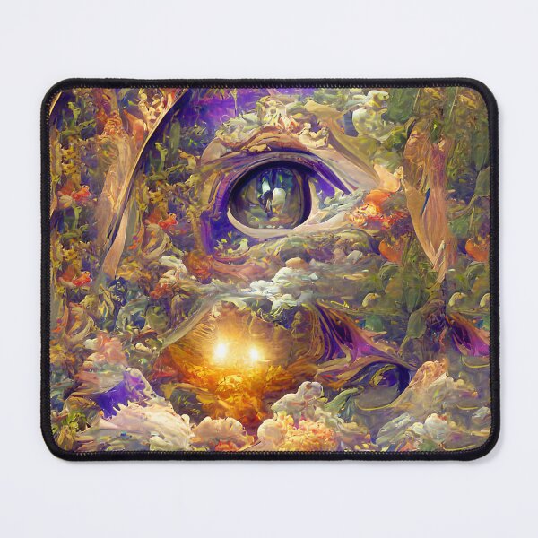 Item preview, All Seeing Eye Surreal Abstract Purple designed and sold by mghtymvrk2040.