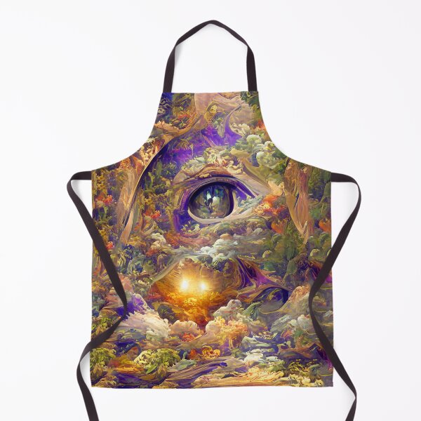 Item preview, All Seeing Eye Surreal Abstract Purple designed and sold by mghtymvrk2040.