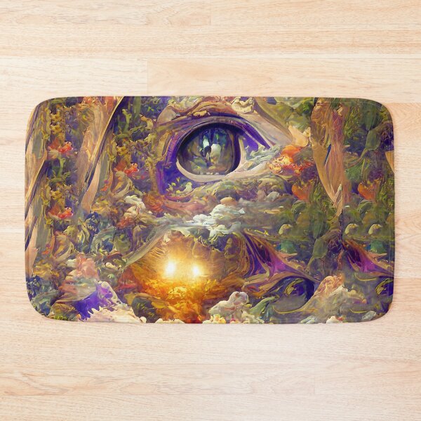 Item preview, All Seeing Eye Surreal Abstract Purple designed and sold by mghtymvrk2040.